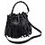 Saint Laurent Bucket in pelle nera Nero - vista 4