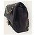 Chanel Borsa a tracolla con patta a catena con medaglia in pelle di vitello chevron nera e oro Serie Medium Nero - vista 2