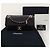 Chanel Borsa a tracolla con patta a catena con medaglia in pelle di vitello chevron nera e oro Serie Medium Nero - vista 7
