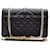 Saint Laurent Borsa a tracolla con catena Monogram Envelope Small Nero - vista 3