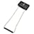 Saint Laurent Borsa a tracolla con catena Monogram Envelope Small Nero - vista 4