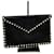 Valentino Clutch Rockstud Envelope Flap Black Nero