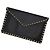 Valentino Clutch Rockstud Envelope Flap Black Nero - vista 2