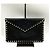 Valentino Clutch Rockstud Envelope Flap Black Nero - vista 3