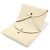 Hermès Tarjetero compacto Calvi Duo en piel de becerro Epsom plata Blanco - vista 5