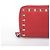 Valentino Red Leather Rockstud Zip Wallet - view 4
