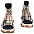 Burberry Sneaker in denim a quadri per bambini Multicolore - vista 2