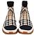 Burberry Sneaker in denim a quadri per bambini Multicolore - vista 4