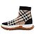 Burberry Sneaker in denim a quadri per bambini Multicolore - vista 6