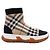 Burberry Sneaker in denim a quadri per bambini Multicolore - vista 7