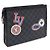 Louis Vuitton Damier Graphite LV League Pochette Voyage MM Clutch Nero - vista 3