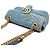 Gucci Borsa a Spalla Denim Limited Mamont Matelassé Blu - vista 6