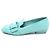 Salvatore Ferragamo Décolleté e mocassini BONNIE Mint Patent Ferragamo Verde