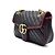 Gucci Borsa a Spalla Marmont Matelassé Nero - vista 2
