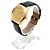 Rolex Vintage Day-Date Leather Watch for Men Golden - view 5