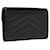 Saint Laurent Monogramm Envelope Kartenhalter Schwarz  - Ansicht 5