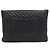 Chanel Portachiavi e pochette Chevron Caviar Nero - vista 3
