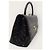 Chanel Medium Black Vintage Calfskin Chevron Coco Handle Nero - vista 4