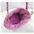 Chanel Borsa Bucket in Tweed Season con Logo CC Rosa - vista 7