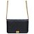 Chanel Mini borsa a tracolla Boy WOC in caviar nero con finiture dorate