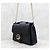 Gucci Interlocking Top Handle Leder Schultertasche mit Kette Schwarz - Ansicht 2