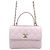 Chanel Piccola borsa a tracolla in agnello rosa trendy CC con catena dorata