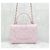 Chanel Piccola borsa a tracolla in agnello rosa trendy CC con catena dorata - vista 3