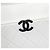 Chanel Borsa Shopper CC Logo White Caviar con catena Large Series Bianco - vista 5