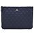 Chanel Classic New Medium Clutch Navy with Gold Hardware Caviar