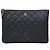 Chanel Clutch Classic Caviar New Medium Black Silver Series