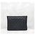 Chanel Clutch Classic Caviar New Medium Black Silver Series - vista 3