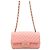 Chanel Mini borsa a tracolla Classic New Chevron Rosa
