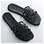 Loewe Slide Petal Anagram in pelle di vitello morbida - vista 3