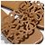 Loewe Slide Petal Anagram in pelle di vitello morbida Marrone - vista 6