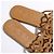 Loewe Slide Petal Anagram in pelle di vitello morbida Marrone - vista 7
