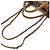 Chanel Borsa a tracolla con catena Caviar Season Marrone - vista 6