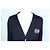 Gucci Cardigan mit besticktem Logo Navy Blau - Ansicht 4