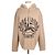 Burberry Kapuzenpullover aus Strick Laurel Logo Camel XL Braun