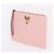 Gucci Clutch a farfalla in pelle rosa - vista 3