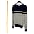 Moncler Gestreickter Strick in Navy Blau