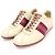 Gucci Sneaker basse WEB Icon in pelle beige da donna Marrone - vista 2