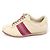 Gucci Sneaker basse WEB Icon in pelle beige da donna Marrone - vista 3