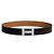 Hermès Constance Reversible Silver Buckle Men's Belt Black Gold Multiple colors - view 2
