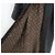 Louis Vuitton Abito in pelle a righe con zip Nero - vista 5