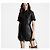 Louis Vuitton Abito in pelle a righe con zip Nero - vista 7