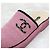 Chanel Mule in scamosciato e shearling con logo CC Rosa - vista 6