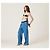 Miu Miu Pantaloni in denim chambray blu classico - vista 6