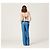 Miu Miu Pantaloni in denim chambray blu classico - vista 7
