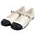 Miu Miu Weiße Lack-Ballerinas