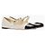 Miu Miu Weiße Lack-Ballerinas - Ansicht 10
